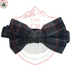 Grey Watch Tartan Bow Tie – Pre-Tied Highland Formalwear Accessory for Men