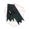Black Watch Tartan Flashes – Adjustable Elastic Kilt Hose Garters for Highland Wear