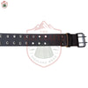 Double Prong Buckle Genuine Leather Kilt Belt with Full Ring