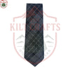 Grey Watch Tartan Neck Tie – Modern Scottish Accessory for Formal Highland Wear