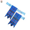 Elliot Modern Tartan Flashes – Adjustable Elastic Kilt Hose Garters for Traditional Highland Wear