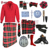 MacLachlan Tartan Complete Highland Dress Set – Full Kilt Outfit with Accessories