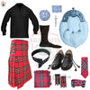 Complete Royal Stewart Kilt Outfit Set – Traditional Scottish Highland Dress for Men