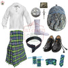 US Army Tartan Full Kilt Outfit – Complete Highland Dress Bundle