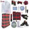 MacLachlan Tartan Complete Highland Dress Set – Full Kilt Outfit with Accessories