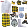 MacLeod of Lewis Tartan Complete Highland Dress Set – Full Scottish Kilt Outfit with Accessories