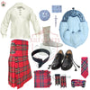 Complete Royal Stewart Kilt Outfit Set – Traditional Scottish Highland Dress for Men