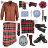 MacLachlan Tartan Complete Highland Dress Set – Full Kilt Outfit with Accessories