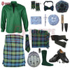 Gunn Ancient Tartan Complete Highland Dress Set – Full Scottish Kilt Outfit with Accessories