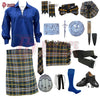 Heritage of Ireland Complete Highland Dress Set – Traditional Irish Tartan Kilt Outfit with Accessories