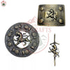Scottish Kilt Belt Buckle – Antique Lion Rampant with Brooch & Pin