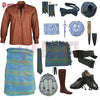 Barclay Hunting Ancient Tartan Complete Highland Dress Set – Full Scottish Kilt Outfit
