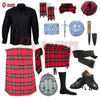 MacGregor Tartan Highland Dress Set | Full Kilt Outfit with Accessories – Bagpipe Experts