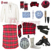 MacGregor Tartan Highland Dress Set | Full Kilt Outfit with Accessories – Bagpipe Experts