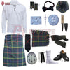 Hunting Stewart Tartan Kilt Outfit | Complete Highland Dress Set – Bagpipe Experts