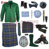 Gunn Modern Tartan Complete Highland Dress Set – Full Scottish Kilt Outfit with Accessories
