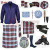 Dress Stewart Tartan Complete Highland Dress Set – Full Kilt Outfit with Matching Accessories