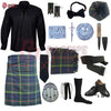 Hunting Stewart Tartan Kilt Outfit | Complete Highland Dress Set – Bagpipe Experts