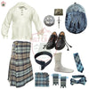 Black Watch Weather Full Highland Dress Set for Men – Complete Scottish Outfit with Kilt, Sporran, Accessories & More