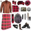 Bruce Modern Tartan Complete Highland Dress Set – Full Kilt Outfit with Accessories