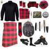 Bruce Modern Tartan Complete Highland Dress Set – Full Kilt Outfit with Accessories