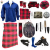Bruce Modern Tartan Complete Highland Dress Set – Full Kilt Outfit with Accessories