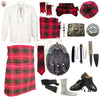Bruce Modern Tartan Complete Highland Dress Set – Full Kilt Outfit with Accessories