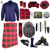Bruce Modern Tartan Complete Highland Dress Set – Full Kilt Outfit with Accessories