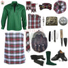 Dress Stewart Tartan Complete Highland Dress Set – Full Kilt Outfit with Matching Accessories