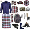 Dress Stewart Tartan Complete Highland Dress Set – Full Kilt Outfit with Matching Accessories