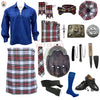 Dress Stewart Tartan Complete Highland Dress Set – Full Kilt Outfit with Matching Accessories