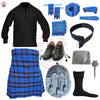Elliot Modern Tartan Full Highland Dress Set – 9-Piece Traditional Scottish Outfit for Men