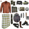 Gordon Weather Tartan Kilt Outfit | Full Highland Dress Set – Bagpipe Experts