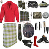 Gordon Weather Tartan Kilt Outfit | Full Highland Dress Set – Bagpipe Experts