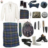 Gunn Modern Tartan Complete Highland Dress Set – Full Scottish Kilt Outfit with Accessories