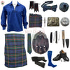 Gunn Modern Tartan Complete Highland Dress Set – Full Scottish Kilt Outfit with Accessories