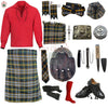 Heritage of Ireland Complete Highland Dress Set – Traditional Irish Tartan Kilt Outfit with Accessories