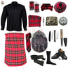 MacGregor Tartan Highland Dress Set | Full Kilt Outfit with Accessories – Bagpipe Experts