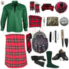 MacGregor Tartan Highland Dress Set | Full Kilt Outfit with Accessories – Bagpipe Experts