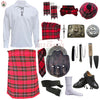 MacGregor Tartan Highland Dress Set | Full Kilt Outfit with Accessories – Bagpipe Experts