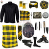 MacLeod of Lewis Tartan Complete Highland Dress Set – Full Scottish Kilt Outfit with Accessories