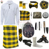MacLeod of Lewis Tartan Complete Highland Dress Set – Full Scottish Kilt Outfit with Accessories