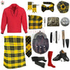 MacLeod of Lewis Tartan Complete Highland Dress Set – Full Scottish Kilt Outfit with Accessories