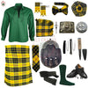 MacLeod of Lewis Tartan Complete Highland Dress Set – Full Scottish Kilt Outfit with Accessories