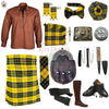 MacLeod of Lewis Tartan Complete Highland Dress Set – Full Scottish Kilt Outfit with Accessories