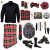 MacLachlan Tartan Complete Highland Dress Set – Full Kilt Outfit with Accessories