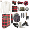 MacLachlan Tartan Complete Highland Dress Set – Full Kilt Outfit with Accessories