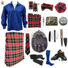 MacLachlan Tartan Complete Highland Dress Set – Full Kilt Outfit with Accessories