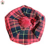 McQueen Modern Tartan Tam O’Shanter – Traditional Scottish Tammy Cap