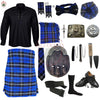 Ramsay Blue Tartan Complete Highland Dress Set – Full Traditional Scottish Kilt Outfit